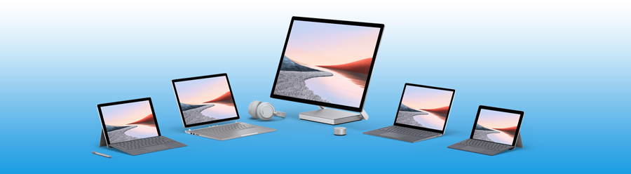 Surface laptops Microsoft