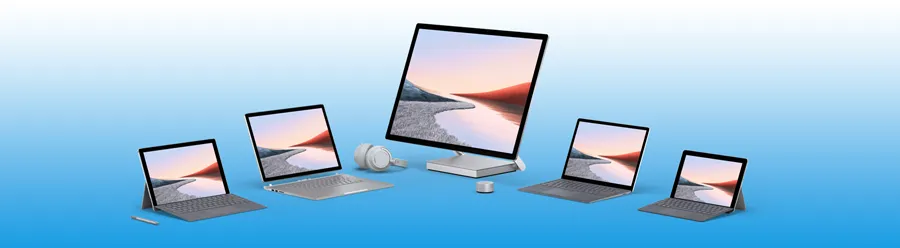 Surface laptops Microsoft